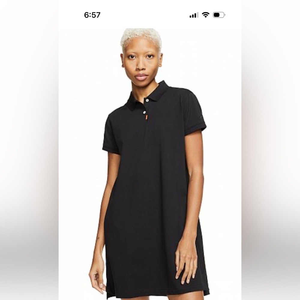 Nike Black Dri-FIT dress- “The Nike polo”worn a few times, retail‎ 90